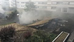 incendie dalle de marcouville pontoise parking sous-terrain