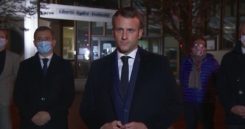 Réaction Emmanuel Macron Attentat Conflans Saint Honorine