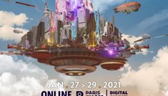 Une affiche de la 7e édition du Paris images digital summit entièrement diffusé en ligne.