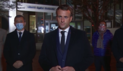 Réaction Emmanuel Macron Attentat Conflans Saint Honorine